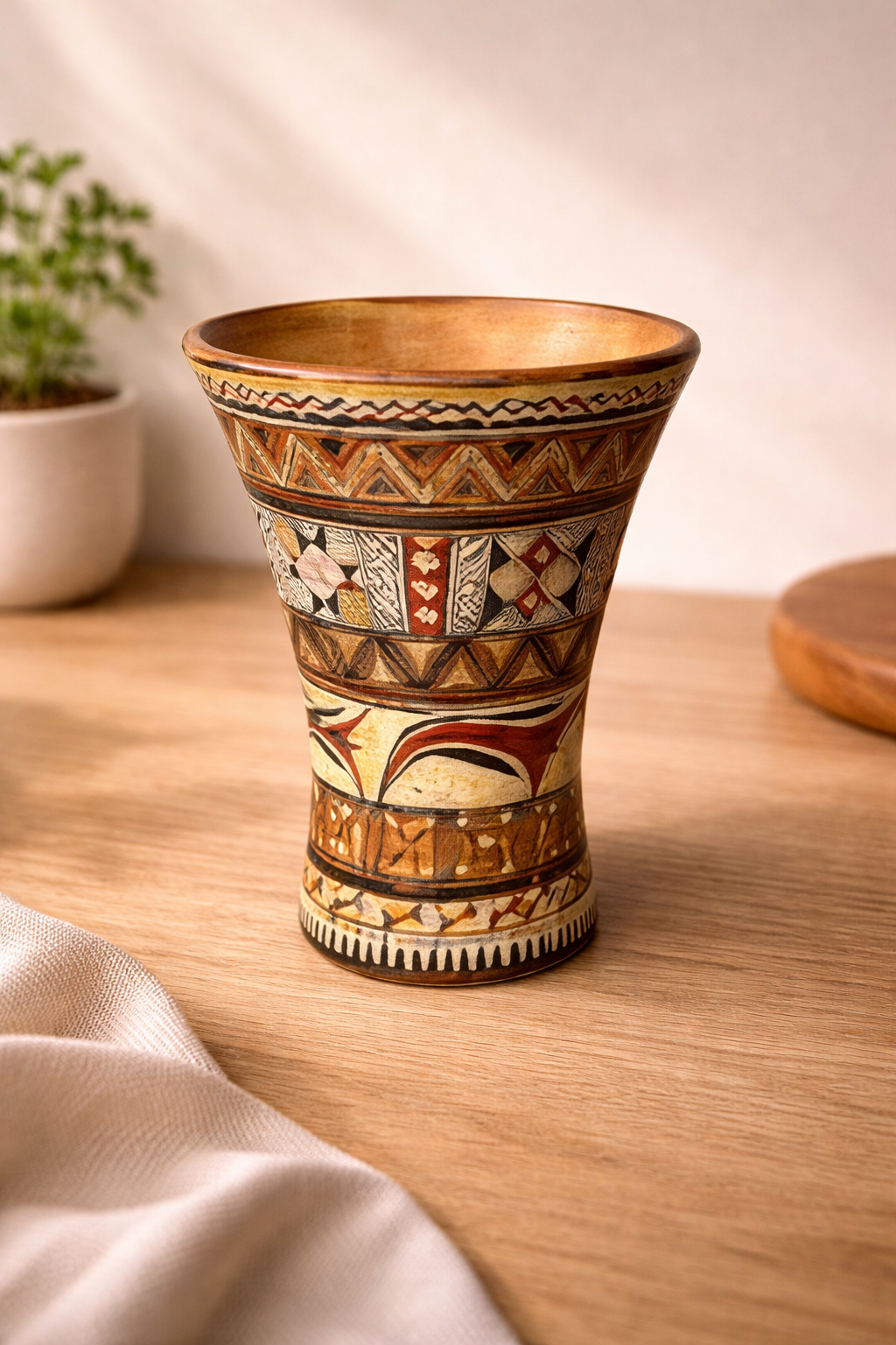 Jarrón Cerámico Decorado